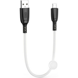 XO Καλώδιο USB High-Speed Α αρσ. - MICRO USB αρσ. 25cm σε λευκό χρώμα XO NB247