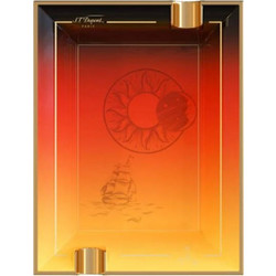 S.T. Dupont Montecristo, Le Crepuscule Σταχτοδοχείο Ashtray, Porcelain, Orange, 006436