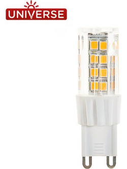 Universe LED Λαμπτήρας G9 5W Θερμό Λευκό 3000K Universe - 2-U002813