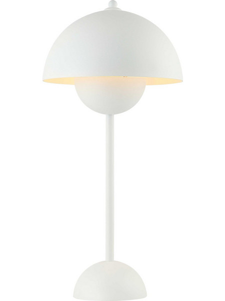 Viokef 4283300 Πορτατίφ Ε27 Λευκό Φ23xΥ49cm