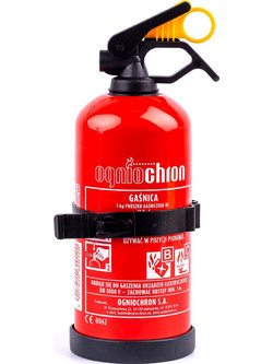 AMiO Πυροσβεστήρες σκόνης GP-1 BC και επιτοίχια βάση ,OG60152
