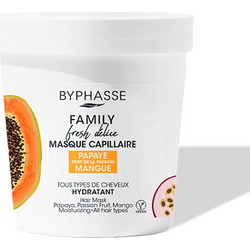 Byphasse Family Fresh Delice All Types Papaya Μάσκα Μαλλιών 250ml