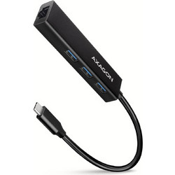 Axagon HMC-GL3A USB Hub 3.0 USB-C με 4 Θύρες USB-A / Ethernet