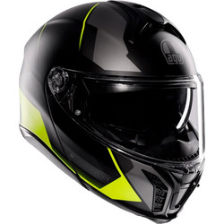 AGV Tourmodular Balance Matt Black Fluo Yellow Grey Κράνος Μηχανής Flip-Up 1600gr