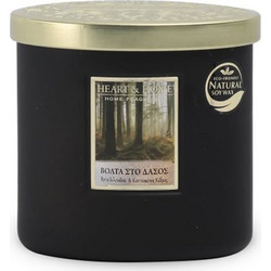 HEART & HOME ΚΕΡΙ ΜΕ ΔΙΠΛΟ ΦΥΤΙΛΙ 220g ΒΟΛΤΑ ΣΤΟ ΔΑΣΟΣ (C01140221)