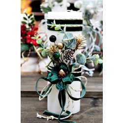 Keradiko Λευκό Αρωματικό Κερί 6,5*20cm 97034 004000