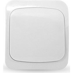 GEYER ΕΠΙΤΟΙΧΟΣ ΔΙΑΚΟΠΤΗΣ Α/Ρ IP44 ΛΕΥΚΟΣ (3613H)