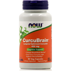 Now Foods Curcubrain Longvida 400mg 50 Κάψουλες