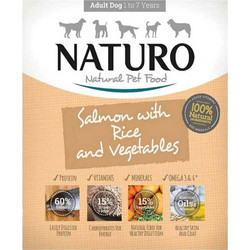 Naturo Dog Salmon, Rice & Vegetables 400gr