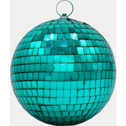 Disco χριστουγεννιάτικη μπάλα σε πράσινη απόχρωση σετ δύο τεμαχίων 15 εκ