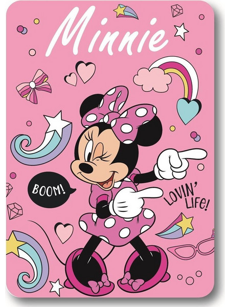 Παιδική Κουβέρτα για Κορίτσι Disney Χρώματος Πολύχρωμο MIN23-008