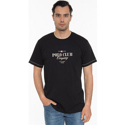 ORIGIN T-Shirt Λαιμόκοψη Με Στάμπα 232704 ΜΑΥΡΟ ΜΑΥΡΟ