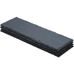 ESTIA ΠΛΑΤΩ ΣΕΡΒΙΡΙΣΜΑΤΟΣ ΣΧΙΣΤΟΛΙΘΟΥ 30x10cm ΣΕΤ 4 ΤΕΜ