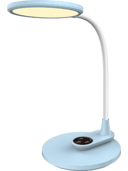 ΦΩΤΙΣΤΙΚΟ ΓΡΑΦΕΙΟΥ LED BLAIN HM4459.03 ΓΑΛΑΖΙΟ ABS-ΛΕΥΚΗ ΣΙΛΙΚΟΝΗ 17x26,6x34,5Υ εκ
