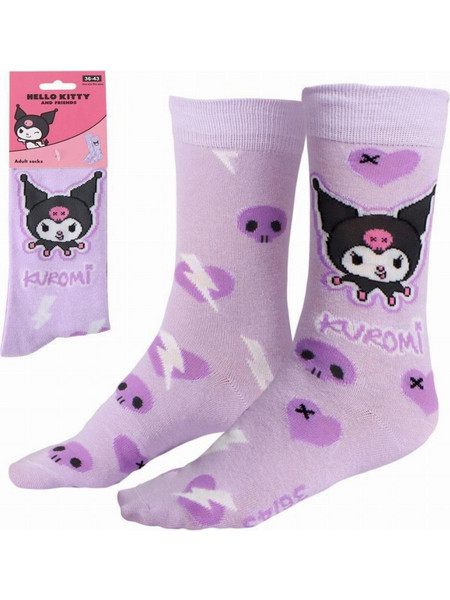 Sanrio: Hello Kitty and Friends - Kuromi Κάλτσες (Μέγεθος 36-43)