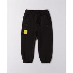 IDO KNITTED TROUSERS - 4.F676/00 - ΑΓΟΡΙ - BLACK