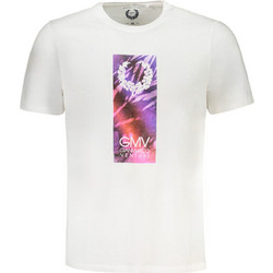 Gian Marco Venturi Mens Short Sleeved T-shirt White AU01417MARINO-WHITE