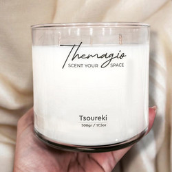 Αρωματικό Κερί Σόγιας Tsoureki 500gr Themagio 77223