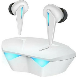 Awei T23 TWS Gaming Ακουστικά Bluetooth In Ear White