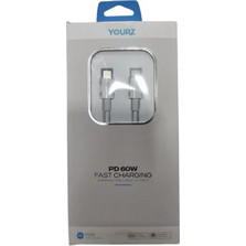 Καλώδιο Γρήγορης Φόρτισης PD 60W Type-C 3m Yourz M36