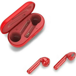 L8 TWS Ακουστικά Bluetooth Earbud Ανθεκτικά στο Νερό Red