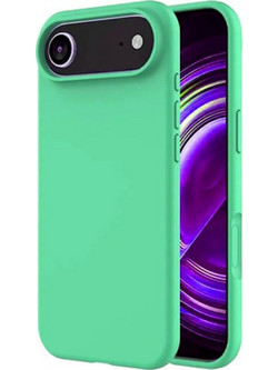 Θήκη Rubber Ενισχυμένης Σιλικόνης για iPhone 17 Air Ανοιχτό Πράσινο