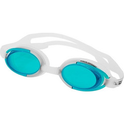 Aqua Speed Malibu Γυαλάκια Κολύμβησης Ενηλίκων Αντιθαμβωτικά Μπλε Λευκά