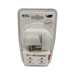 Βύσμα κεραίας TV Coax γωνιακό - 2pcs - 1820-2 - 0009128