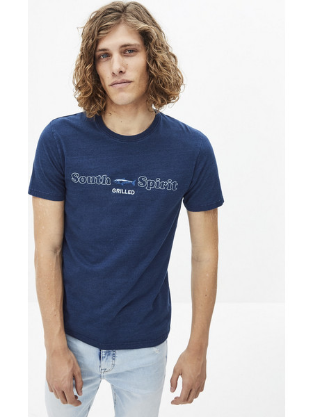 Celio T-shirt Rexsouth - INDIGO