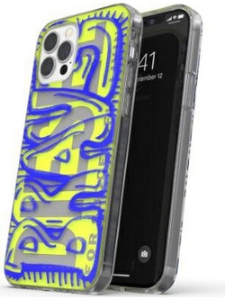 Diesel Snap Case Clear AOP - θήκη για Apple iPhone 12 Pro Max - Μπλε