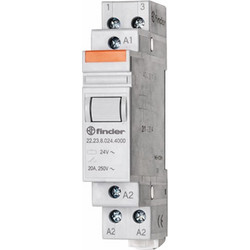Ρελέ ισχύος τύπου ασφαλείας 1NO-1NC 20A 230V