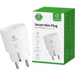 WOOX Smart Wi-Fi Πρίζα με Ένδειξη Κατανάλωσης Ρεύματος- R6179