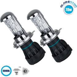 Globostar H4 Xenon 12V 70W 6000k 2τμχ