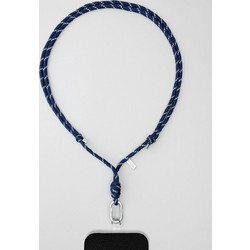 Tapper Cross-Body and Neck Nylon Strap για Κινητό Μπλε / Silver 1163