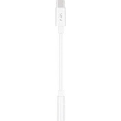 ttec USB-C - 3.5mm Aux Converter 11cm White (2AK04B) (TTEC2AK04B)