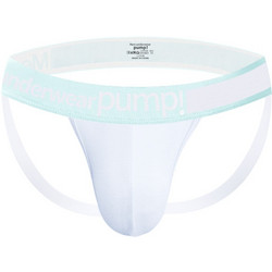 Cotton Mens Fetish Jockstrap White