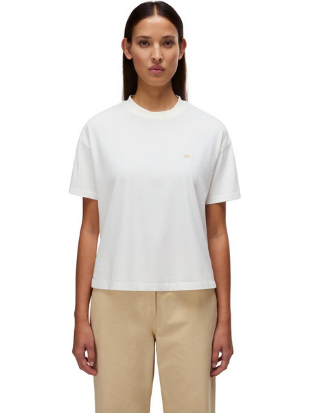 ΓΥΝΑΙΚΕΙΟ T-SHIRT NAPAPIJRI S-AURORA BOXY - ΛΕΥΚΟ