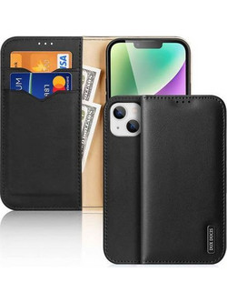 Θήκη Δερμάτινη Dux Ducis Apple iPhone 15 Plus Hivo RFID Wallet Μαύρο N63079