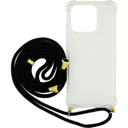 Ancus Crossbody Back Cover Transparent / Black (Xiaomi Redmi 12C)