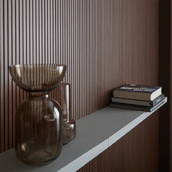 Estiatherm 3D Πάνελ τοίχου Linerio XS-Line Micro Mocca, 2650 x 307 x 6mm