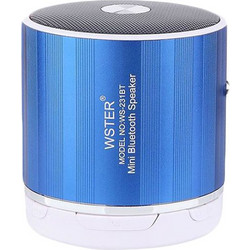 Wster WS-231 Ηχείο Bluetooth 5W με Ραδιόφωνο Μπλε