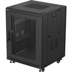 Lanberg Καμπίνα Rack 19" 15U 600x600 Black (FF01-6615-23B)