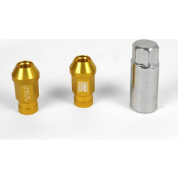 Set Παξιμάδια OMP 7075 Κίτρινο 20 uds M14 x 1,25