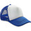 Result Ανδρικό Καπέλο Jockey με Δίχτυ Snapback Κοτλέ Μπλε RC089X