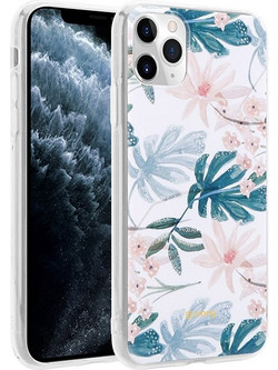 Crong Flower Back Cover Pattern 01 (iPhone 11 Pro)