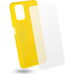 EGOBOO Θήκη Πλάτης Xiaomi Redmi Note 10 Lime + Tempered Glass