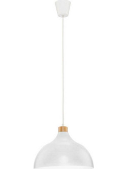 TK Lighting Cap 2070 Κρεμαστό Φωτιστικό Οροφής E27 Λευκό