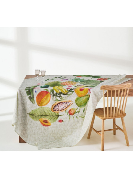 Τραπεζομάντηλο Royce Multi Kentia 160X230cm Βαμβάκι-Πολυέστερ