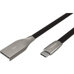 Natec USB 2.0 Cable USB-C male - USB-A female Μαύρο 1m NKA-1954