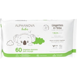 Alphanova - Baby Cleansing Wipes 60 τεμάχια
